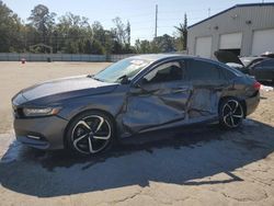 Honda Accord salvage cars for sale: 2018 Honda Accord Sport