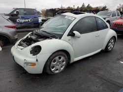 Volkswagen Beetle salvage cars for sale: 2002 Volkswagen New Beetle GLS