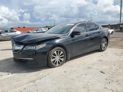 Acura TLX salvage cars for sale: 2016 Acura TLX Tech