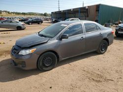 Salvage cars for sale from Copart Colorado Springs, CO: 2013 Toyota Corolla Base