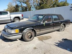 Lincoln Town car salvage cars for sale: 1991 Lincoln Town Car Signature