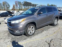 Toyota Highlander salvage cars for sale: 2014 Toyota Highlander Limited