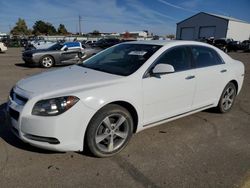 Chevrolet salvage cars for sale: 2012 Chevrolet Malibu 1LT