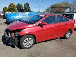 Hyundai Accent salvage cars for sale: 2016 Hyundai Accent SE