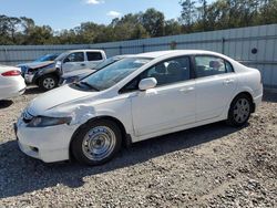 Honda Civic salvage cars for sale: 2010 Honda Civic LX