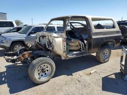 Salvage cars for sale from Copart Tucson, AZ: 1987 Chevrolet Blazer V10