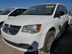 Dodge Caravan salvage cars for sale: 2017 Dodge Grand Caravan SE