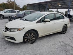 Honda Civic salvage cars for sale: 2015 Honda Civic EX