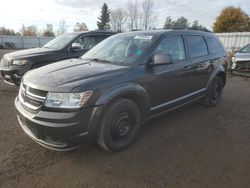 Salvage cars for sale from Copart Bowmanville, ON: 2017 Dodge Journey SE