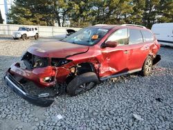 Nissan Pathfinder salvage cars for sale: 2018 Nissan Pathfinder S