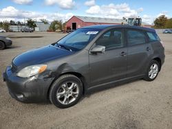 Salvage cars for sale from Copart London, ON: 2008 Toyota Corolla Matrix XR