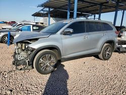 Toyota Highlander salvage cars for sale: 2019 Toyota Highlander LE