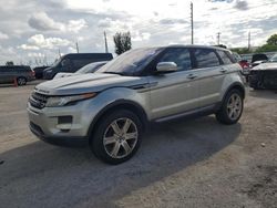 Land Rover salvage cars for sale: 2013 Land Rover Range Rover Evoque Pure Plus