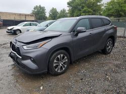 Toyota Highlander salvage cars for sale: 2021 Toyota Highlander XLE