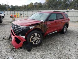 Ford Explorer salvage cars for sale: 2022 Ford Explorer XLT