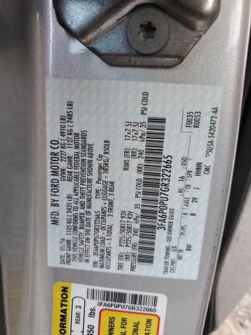 2016 Ford Fusion SE Phev