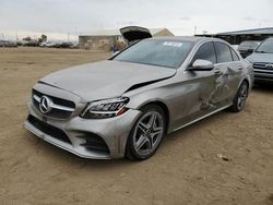 Mercedes-Benz c-Class salvage cars for sale: 2020 Mercedes-Benz C 300 4matic