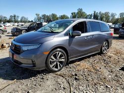 Honda Odyssey salvage cars for sale: 2024 Honda Odyssey Touring