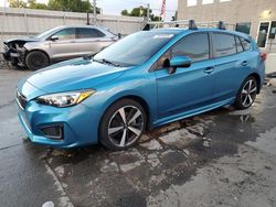 Subaru Impreza salvage cars for sale: 2019 Subaru Impreza Sport