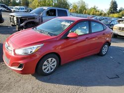 Hyundai Accent salvage cars for sale: 2017 Hyundai Accent SE