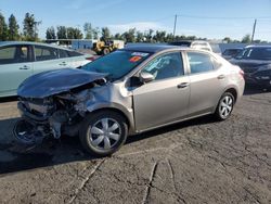 Toyota Corolla salvage cars for sale: 2015 Toyota Corolla ECO