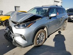 Toyota Highlander salvage cars for sale: 2021 Toyota Highlander Hybrid XLE