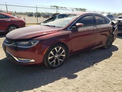 Chrysler 200 salvage cars for sale: 2015 Chrysler 200 C