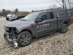 Ford f150 Super cab salvage cars for sale: 2021 Ford F150 Super Cab