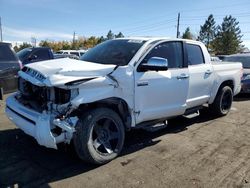 Toyota Tundra salvage cars for sale: 2018 Toyota Tundra Crewmax 1794