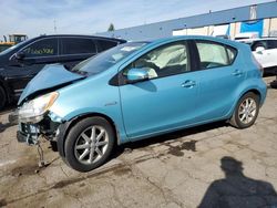 Toyota salvage cars for sale: 2013 Toyota Prius C