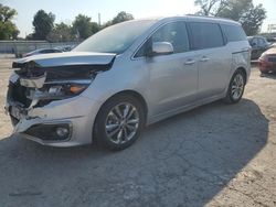 KIA Sedona SXL salvage cars for sale: 2018 KIA Sedona SXL