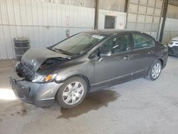 Honda Civic salvage cars for sale: 2009 Honda Civic LX