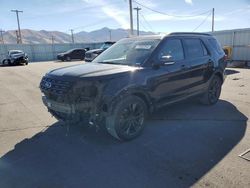 Ford Explorer salvage cars for sale: 2017 Ford Explorer XLT