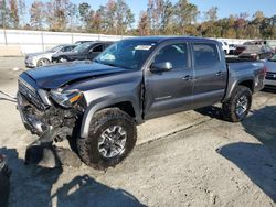 Toyota Tacoma salvage cars for sale: 2019 Toyota Tacoma Double Cab