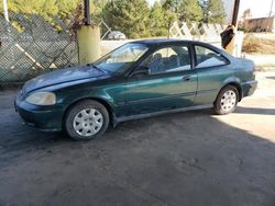 Honda Civic salvage cars for sale: 1999 Honda Civic DX