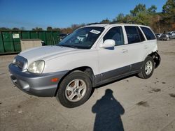 Vehiculos salvage en venta de Copart Ellwood City, PA: 2004 Hyundai Santa FE GLS