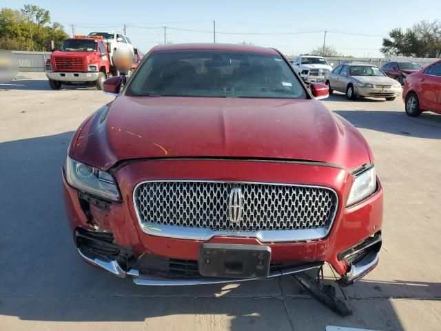 2017 Lincoln Continental Premiere