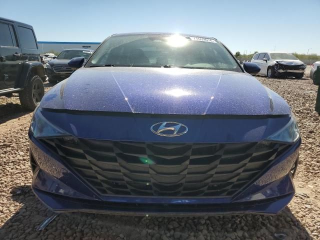 2022 Hyundai Elantra Blue