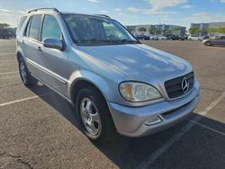 Mercedes-Benz M-Class Vehiculos salvage en venta: 2002 Mercedes-Benz ML 320