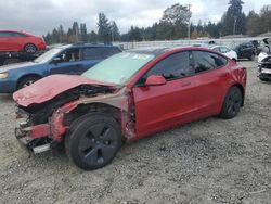 Tesla salvage cars for sale: 2022 Tesla Model 3