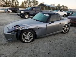 Honda s2000 salvage cars for sale: 2000 Honda S2000