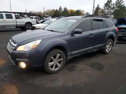 Subaru Outback salvage cars for sale: 2014 Subaru Outback 2.5I Premium