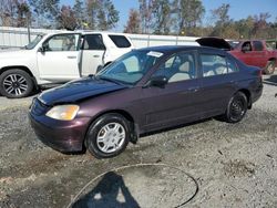 Honda Civic Vehiculos salvage en venta: 2001 Honda Civic LX