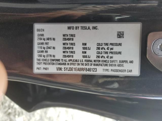 2024 Tesla Model 3