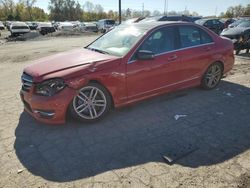 Mercedes-Benz c-Class salvage cars for sale: 2013 Mercedes-Benz C 300 4matic