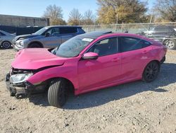 Honda Civic salvage cars for sale: 2019 Honda Civic EX