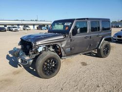 Jeep Wrangler salvage cars for sale: 2022 Jeep Wrangler Unlimited Sahara 4XE