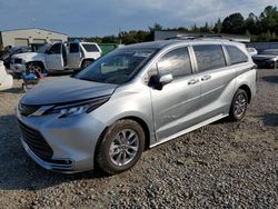 Toyota Sienna xle salvage cars for sale: 2022 Toyota Sienna XLE