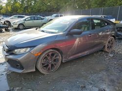 Honda salvage cars for sale: 2018 Honda Civic Sport