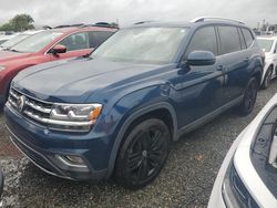 Volkswagen Atlas salvage cars for sale: 2018 Volkswagen Atlas SEL